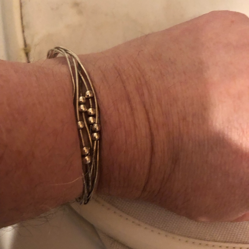 Sterling Silver Wired Cuff Bracelet- 100A $25 or $20 w/offer